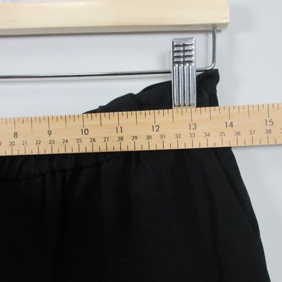 Club Monaco Dress Pants Trousers Women 4 Black Straight Leg High Rise Casual 306 - Picture 5 of 9